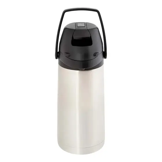 Garrafa Térmica Total Inox Airport Com Alavanca 1,9 Litros