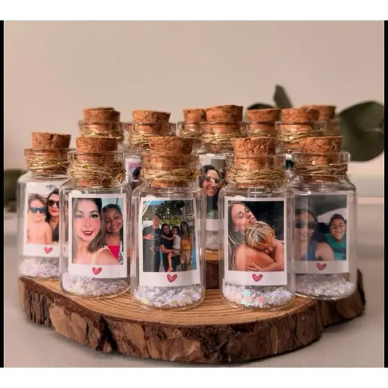 Mini Potinho com Foto Personalizada 💕 | Presente Criativo | Lembrancinha Casal, Amizade, Namoro, Aniversário