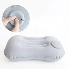 Encosto de cabeça inflável portátil Camping Pillow Combo exterior dormindo almofada