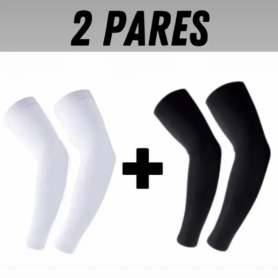 2 Manguitos Esportivo Proteção Solar Uv50+ Unissex volei basquete futebol uber/ envio imediato