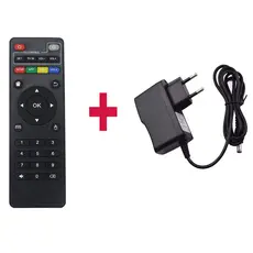 Fonte de Alimentação + Controle Compatível Tv 4k Controle Remoto Smart Fonte Universal