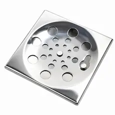 Ralo Tampa Grelha INOX QUADRADO Abre E Fecha Rotativo 10x10 Overtime