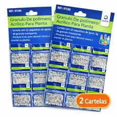 Bolinhas de Gel Crescem na Água Para Plantas - Transparente - Hidratante - Não Tóxico
