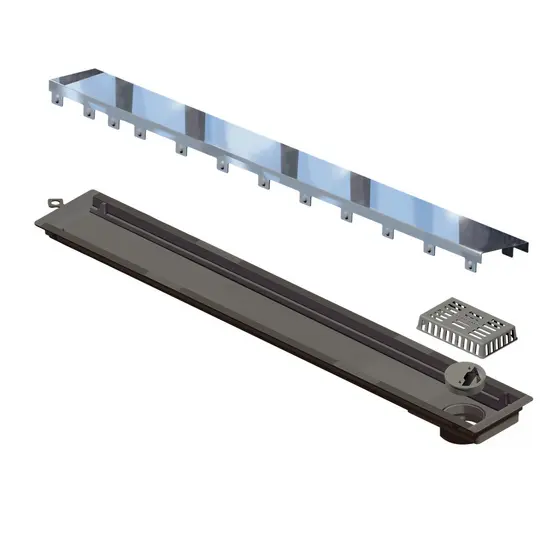Ralo Linear Tampa em Aço Inox Seca Piso 75 Cm