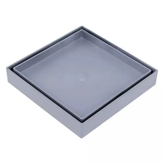 Ralo Invisível Oculto 15x15 Quadrado Platina