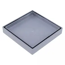 Ralo Invisível Oculto 15x15 Quadrado Platina
