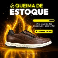 Sapatênis Casual Social Zíper Pegada Macio Presente Tênis