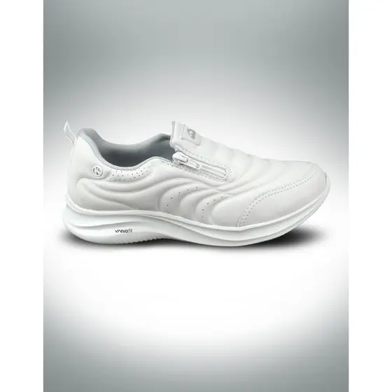 Tênis Feminino Esportivo Kolosh Básico Calce Fácil Zíper Treino Slip On