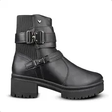 Bota Feminina Mississipi Cano Baixo Modelo Coturno Fashion Tratorada