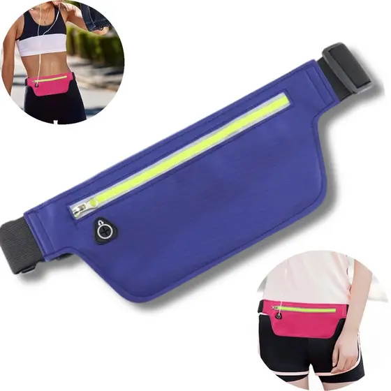 Pochete Sport Esportiva Ultra Slim Esporte Corrida Fitness Academia Masculina Feminina Impermeável Refletiva Passeio