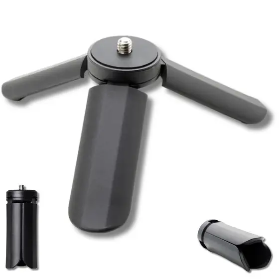 Mini Tripé Mesa p/ Ring Light Celular Camera Leds Estabilizador Gimbal Dji Osmo Zhiyun Smooth Q
