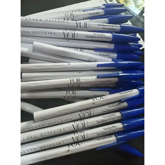 70 canetas personalizadas
