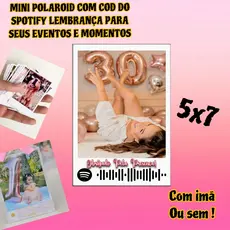 32 MINI Fotos Imã de Geladeira- COM FRASE OU MUSICA Lembrancinha - Personalizado 5x7cm