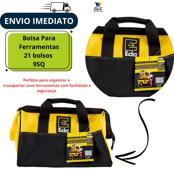 Bolsa Para Ferramenta 21 Bolsos 9SQ - Eda