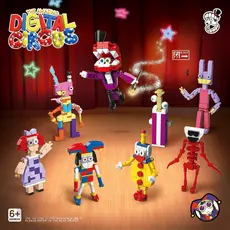 Incrível Circo Circo Digital O Incrível Circo Digital Lego Bloco de Construção Toy Pomni Animação Feia Presente de Natal