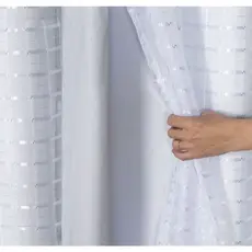 Cortina Sala De Microfibra Voil Liso Ou Xadrez Quarto Ou Sala - Oferta