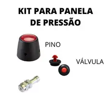 Kit para Panela de Pressão 3D Alcast 5,5L um Peso, UM Pino e 2 Válvula de Segurança Silicone