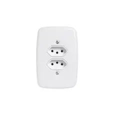 Placa 2 Tomadas 2P+T 10A/250V Ideale Pluzie