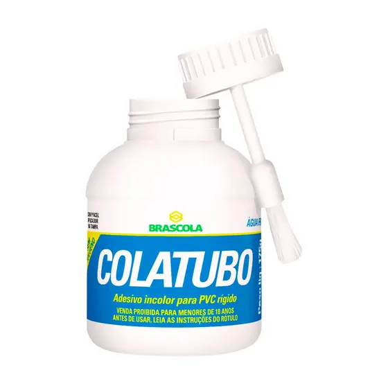 Cola Tubo PVC Transparente Brascola 175G