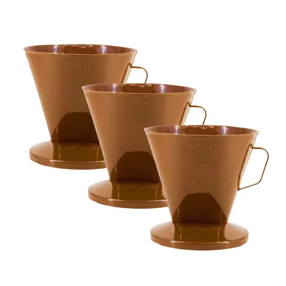 Kits de Porta Filtro P/ Café Marom Ercaplast