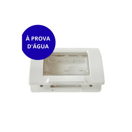 Caixa Com Tampa Membrana Embutir 3 Módulos IP55 4"x2" Prova Dágua Kalop