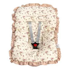 Capa Bebê Conforto Universal 100% Algodão Acolchoada Várias Estampas