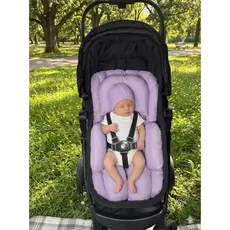 Capa para Carrinho de Bebê com Apoio e Redutor de Corpo Conforto Extra, Proteção, Maciez e Ajuste Universal para Passeio