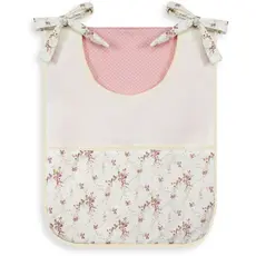 Porta Fralda  Porta Treco para Quarto de Bebê  Tecido 100% Algodão, Organizador de Parede com Bolsos para Fraldas  Itens