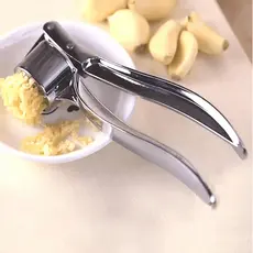 Espremedor de alho Galvanizado 15.5x3,5x4cm Utensilio De Cozinha Multiuso Universal Super Resistente
