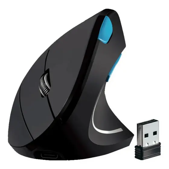 Mouse Bluetooth  2.4G Sem Fio com Ergonômico Recarregável Portátil para PC Gamer Notebook PC