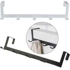 Cabide Suporte Para Porta Com 5 Ganchos 7x30Cm Multiuso Cabideiro Para Deixar A Sua Casa Ainda Mais Organizada Top útil