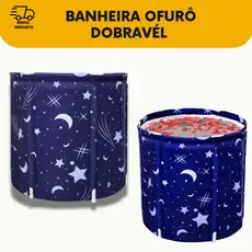 Banheira Ofurô Portátil Dobrável SPA em casa Adulto Armazenamento Fácil