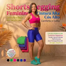 Short 3D Feminino Suplex Fitness Academia Caminhada