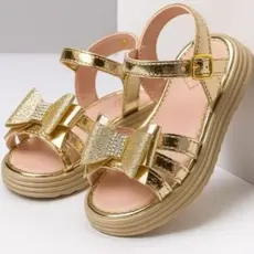 Sandália Infantil Menina Delicada Elegante Confortável Laço Antiderrapante Social Zanatti shoes