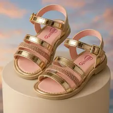 Sandália Infantil Menina Delicada Elegante Confortável