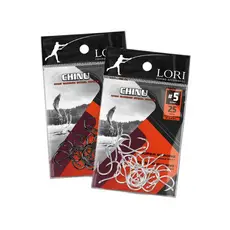 ANZOL LORI CHINU BLACK - Pacote C/12 a 25 unid. - Kit C/3 CARTELAS