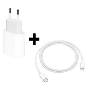 Carregador iPhone  celurar  Completo Tipo C 20w + Cabo Usb-C lightning Bivolt
