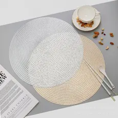 Tapete De Mesa Posta Redondo Design Elegante Impermeável