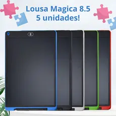 5 Unidades De Lousa Mágica Tela Lcd 8.5 Polegadas Infantil De Escrever E Desenhar
