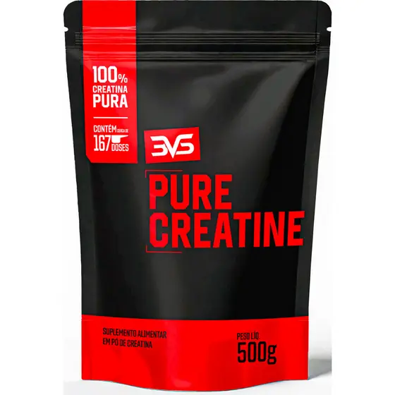 Kit Pré-Treino Prohibido 360g Sabor Maça Verde + Creatina 100% Pura 500g Com Laudo 3VS Nutrition