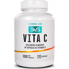 2 Potes de Vitamina C 100% Pura E Concentrada - Fórmula Exclusiva Com 1000mg Por Cápsula - Total de 240 Cápsulas