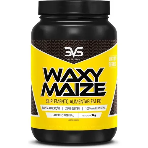 Waxy Maize Natural 100% Puro Fórmula Avançada para Ganho de Energia 1kg