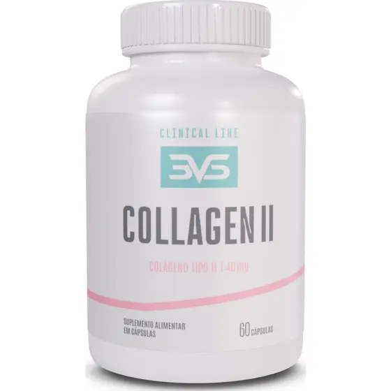 Colágeno Tipo II 40mg Com Fórmula Avançada E Matéria Prima Importada - 60 Cápsulas