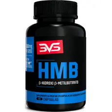 HMB 1500mg Fórmula Avançada Máxima Pureza Força Recuperação Muscular Desempenho Treino 90 Cápsulas 3VS