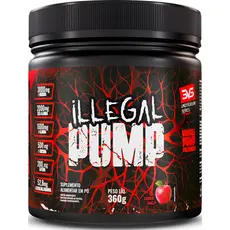Illegal Pump Pré-Treino Potente com Vasodilatação Intensa e Força Máxima Matéria Prima Importada