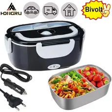Marmita Elétrica Veicular Tomada Bivolt 110v/220v E 12v/24v - Marmita Térmica Para Comida