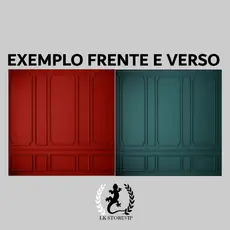 boiserie  quadro impressão dos 2 lados vermelho vinho e verde escuro premium 60x60