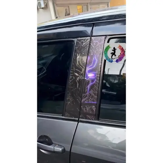 Adesivo automotivo esportivo pantera negra universal alta qualidade