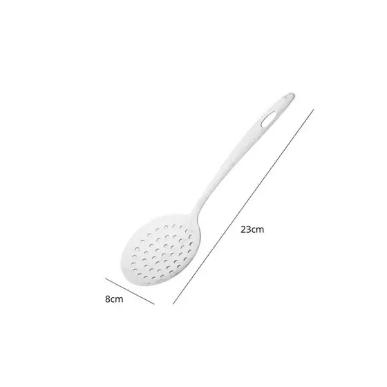 Escumadeira de Aço Inox Frituras Cozinha Alta Qualidade e Resistente - 23 x 8cm