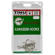 Anzol De Pesca Kawasemi Tinu Nickel - Tamanho 4 - 20 UN